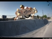 Ray 'Bones' at his home skatepark of Paramount before he had his own model, riding one of T.A.'s boards.
